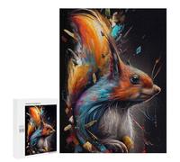 Rompecabezas para Adolescentes 500 PCS The Nimble Squirrel Rompecabezas para Adultos Juguetes Antiestrés para La Diversión Familiar Interacción Entre Padres E Hijos 500 PCS