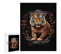 Rompecabezas para Adolescentes 500 PCS Tiger Wild Life Pop Art Rompecabezas para Adultos Juguetes Antiestrés Arte De Pared Interacción Entre Padres E Hijos 500 PCS
