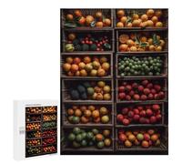 Rompecabezas para Adolescentes 500 PCS Tropical Fruit Market Rompecabezas para Adultos Juegos Relajantes Pero Divertidos Y Humorísticos 500 PCS