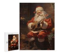 Rompecabezas para Adolescentes 500 PCS Vintage Santa Claus Xmas Rompecabezas para Adolescentes Juegos Relajantes Regalos para Mujeres Actividades Divertidas En Casa 500 PCS