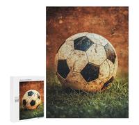 Rompecabezas para Adolescentes 500 PCS Vintage Soccer Ball Rompecabezas para Adultos Juegos Relajantes Decoración Perfecta Regalos De Cumpleaños Y Únicos 500 PCS