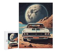 Rompecabezas para Adolescentes 500 PCS Vintage Space Rompecabezas para Adultos Juego Familiar Decoración Desafiante De Completar 500 PCS