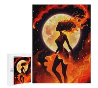 Rompecabezas para Adolescentes 500 PCS Walk Through The Fire Rompecabezas para Adultos Juguetes Antiestrés para La Diversión Familiar Interacción Entre Padres E Hijos 500 PCS