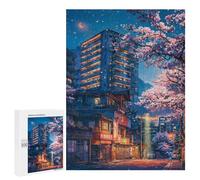 Rompecabezas para Adolescentes 500 PCS When The Sakura Bloom Rompecabezas para Adultos Juegos Relajantes Desafío Difícil Desafío Educativo 500 PCS