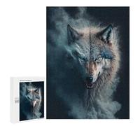 Rompecabezas para Adolescentes 500 PCS Wolf Spirit in Frost Rompecabezas para Adultos Juegos Relajantes Desafío Difícil Desafío Educativo 500 PCS