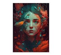 Rompecabezas para Adolescentes 52x38cm/1000pcs Autumnal Fantasy Portrait -1 Rompecabezas para Adultos Juego Práctico Pero Divertido Y Humorístico Juego Desafiante Regalos 52x38cm/1000pcs