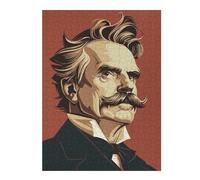 Rompecabezas para Adolescentes 52x38cm/1000pcs Friedrich Nietzsche Rompecabezas para Adultos Juguetes Antiestrés Decoración De Pared Regalos De Cumpleaños Y Únicos 52x38cm/1000pcs
