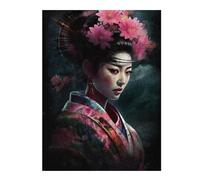 Rompecabezas para Adolescentes 52x38cm/1000pcs Geisha Japan Rompecabezas para Adultos Juguete Decoración De Pared Mejora La Memoria Juego Desafiante Regalos 52x38cm/1000pcs