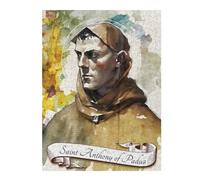 Rompecabezas para Adolescentes 52x38cm/1000pcs Saint Anthony of Padua Rompecabezas para Adultos Juguete Decoración De Pared Mejora La Memoria Juego Desafiante Regalos 52x38cm/1000pcs