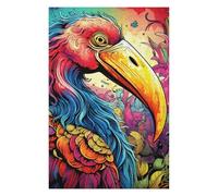 Rompecabezas para Adolescentes 75x50cm/1000pcs Colorful Bird Illustration Rompecabezas para Adultos Juguetes Antiestrés Arte De Pared Oferta como Regalos para Toda La Familia 75x50cm/1000pcs