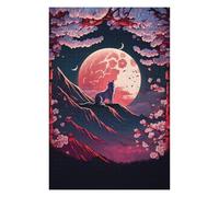 Rompecabezas para Adolescentes 75x50cm/1000pcs Moonlight In Japan Rompecabezas para Adultos Juegos Relajantes Decoración De Pared Juego Desafiante Regalos 75x50cm/1000pcs