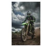 Rompecabezas para Adolescentes 75x50cm/1000pcs Motocross Rider Rompecabezas para Adultos Juegos Familiares Decoración Perfecta Regalo De Cumpleaños, Regalos, 75x50cm/1000pcs