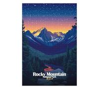 Rompecabezas para Adolescentes 75x50cm/1000pcs Rocky Mountain National Park Rompecabezas para Adultos Juegos Familiares Regalo De Cumpleaños Gran Regalo para Jugar 75x50cm/1000pcs