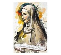 Rompecabezas para Adolescentes 75x50cm/1000pcs Saint Catherine of Siena Rompecabezas para Adultos Juguetes Antiestrés Decoración del Hogar 75x50cm/1000pcs