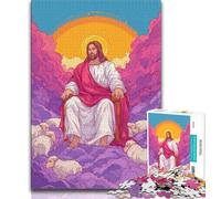 Rompecabezas para Adolescentes Arte de Jesús 1000 Piezas Toda la Familia (50x75cm)