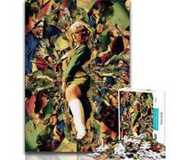 Rompecabezas para Adolescentes, Arte psicodélico, Juego Familiar, antiestrés, desafío difícil, Mejora el Amor en Pareja, 38x26cm