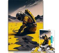 Rompecabezas para Adolescentes: Astronauta Atrapado en el Espacio Toda la Familia Apto para niños de 14 años (tamaño 38x26cm)