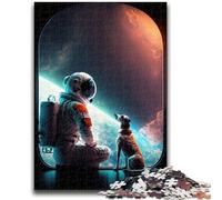 Rompecabezas para Adolescentes, Astronauta en un Hermoso Paisaje, desafío de Inteligencia Cerebral, Juguetes adictivos, Regalo de cumpleaños, Regalos, Arte de Pared, 38x26cm