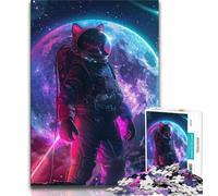 Rompecabezas para Adolescentes: astronautas en el Espacio Ayuda a ejercitar el Cerebro Juguetes adictivos para Cultivar la Paciencia Regalo de cumpleaños (75x50cm)