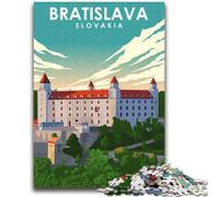 Rompecabezas para Adolescentes, Bratislava, Eslovaquia, desafío de Inteligencia para Viajes, Juguetes adictivos, Regalos de cumpleaños, decoración de Pared (tamaño 38x52cm)