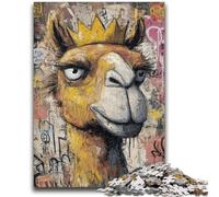 Rompecabezas para Adolescentes Camel Art para Mayores de 14 años Juego práctico Juego de Navidad Regalos 50x75cm