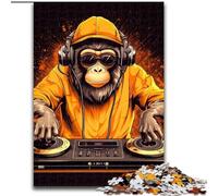 Rompecabezas para Adolescentes con 1000 Canciones de DJ de Monos Juguete Educativo Intelectual y descompresor, Toda la Familia tamaño 50x75cm