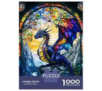 Rompecabezas para Adolescentes De 1000 Piezas A Dragon Flapping Wings Rompecabezas para Adultos Juego De Ingenio Mejora La Memoria Regalos para Amigos Y Familiares 38x26cm/1000pcs