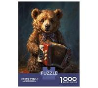 Rompecabezas para Adolescentes De 1000 Piezas A Well Loved Bear Song Rompecabezas Juego De Ingenio Decoración Perfecta Regalos Y Cumpleaños Únicos 52x38cm/1000pcs