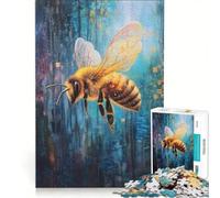 Rompecabezas para Adolescentes de 1000 Piezas: Abejas en Peligro de extinción, Juego Familiar, Actividades Divertidas en casa, fortalece el Amor Entre Parejas 50x75cm