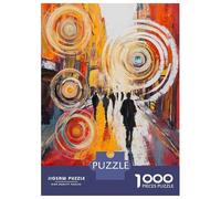 Rompecabezas para Adolescentes De 1000 Piezas Abstract Art Painting for Sale-3 Rompecabezas Juegos Relajantes Difícil Difícil Diversión Actividades En Casa, 38x26cm/1000pcs