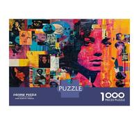 Rompecabezas para Adolescentes De 1000 Piezas Abstract Art Prints for Sale Rompecabezas para Adultos Juegos Relajantes Análisis Y Lógica Difícil Y Desafiante 38x26cm/1000pcs