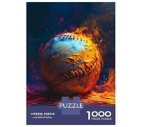 Rompecabezas para Adolescentes De 1000 Piezas Abstract Baseball Wall Art Rompecabezas para Adultos Juguete Decoración De Pared Regalo De Cumpleaños Juego Desafiante Regalos 70x50cm/1000pcs