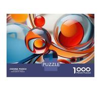 Rompecabezas para Adolescentes De 1000 Piezas Abstract Glass Sculpture Art Rompecabezas para Adultos Juego Familiar Regalos para Mujeres Cumpleaños Y Navidad 70x50cm/1000pcs