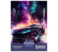 Rompecabezas para Adolescentes De 1000 Piezas Abstract Sports Car Rompecabezas Juegos Familiares Carrera De Velocidad Manual Cumpleaños 70x50cm/1000pcs