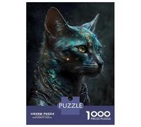 Rompecabezas para Adolescentes De 1000 Piezas Abyssinian Cat Nobility Rompecabezas para Adultos Juego De Ingenio para Mejorar La Memoria Actividades Divertidas En Casa 38x26cm/1000pcs