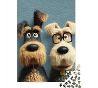 Rompecabezas para Adolescentes De 1000 Piezas Adorable Dog Friends -1 Rompecabezas para Adolescentes Juegos Relajantes para La Diversión Familiar Juego Desafiante Regalos 70x50cm/1000pcs