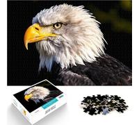 Rompecabezas para Adolescentes de 1000 Piezas ÁGUILA Calva Vida Salvaje Juguetes de Juego desafiantes Regalo de Obra de Arte 75x50cm