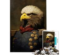 Rompecabezas para Adolescentes de 1000 Piezas Águila de Guerra Actividades Divertidas para Hacer en casa Pero también un Juego Familiar Divertido y humorístico para Mayores de 14 años 38x52cm