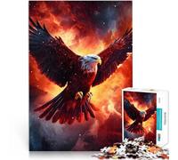 Rompecabezas para Adolescentes de 1000 Piezas Águila de la Galaxia Cósmica Juegos de relajación Decoración artística del hogar 38x26cm