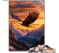 Rompecabezas para Adolescentes de 1000 Piezas Águila en Vuelo, Ideal para el Aprendizaje y como Regalo para Toda la Familia (26x38cm)