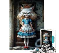 Rompecabezas para Adolescentes de 1000 Piezas Alicia Embrujada Juegos Familiares Juego desafiante Juguetes Gran Regalo para Juegos Alivio del estrés (tamaño 38x52cm)