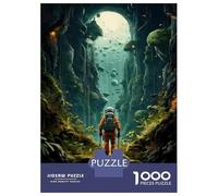 Rompecabezas para Adolescentes De 1000 Piezas Alien Landscape Adventure Rompecabezas para Adultos Juego Práctico Mejora La Memoria Gran Regalo para Jugar 52x38cm/1000pcs