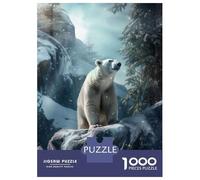 Rompecabezas para Adolescentes De 1000 Piezas Alpine Guardian Rompecabezas para Adultos Juguetes Antiestrés Decoración De Pared Interacción Entre Padres E Hijos 52x38cm/1000pcs