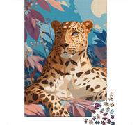Rompecabezas para Adolescentes De 1000 Piezas Amazon Jungle Leopard Portrait Rompecabezas para Adultos Juguetes DIY Pero Divertidos Y Humorísticos Regalos De Cumpleaños Y Únicos 38x26cm/1000pcs