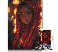 Rompecabezas para Adolescentes de 1000 Piezas, Amber Gaze, Arabian Nights, Enchantress, Juguetes educativos, desafío difícil, Regalo de Amigo Secreto, tamaño 50x75cm