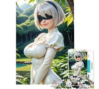 Rompecabezas para Adolescentes de 1000 Piezas Android Blanco en un Entorno Tropical Juego Familiar Juguetes educativos Regalos para Mujeres y Hombres para Toda la Familia (tamaño 50x75cm)