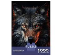 Rompecabezas para Adolescentes De 1000 Piezas Angry Wolf Rompecabezas para Adultos Juego Práctico Una Obra De Arte Cumpleaños 70x50cm/1000pcs