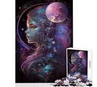 Rompecabezas para Adolescentes de 1000 Piezas Anime Cosmos Dream Juguetes antiestrés Regalos de cumpleaños Juego práctico Lista de Deseos con Papá Noel Tamaño 38x52cm