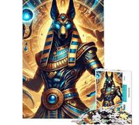 Rompecabezas para Adolescentes de 1000 Piezas Anu ios Egipcio Rompecabezas para Adultos Juego práctico para Pasar el Tiempo en casa Regalo para Toda la Familia (50x75cm)