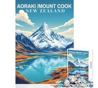 Rompecabezas para Adolescentes de 1000 Piezas Aoraki∕Mount Cook's Towering Presence Juguetes antiestrés Regalos de cumpleaños Juego de ingenio Actividades Divertidas en casa tamaño 50x75cm